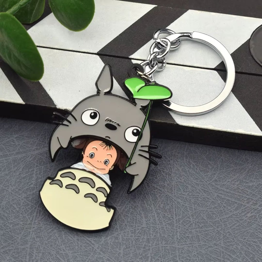 Llavero Totoro Y Mei (Abre - Cierra) - Studios Ghibli