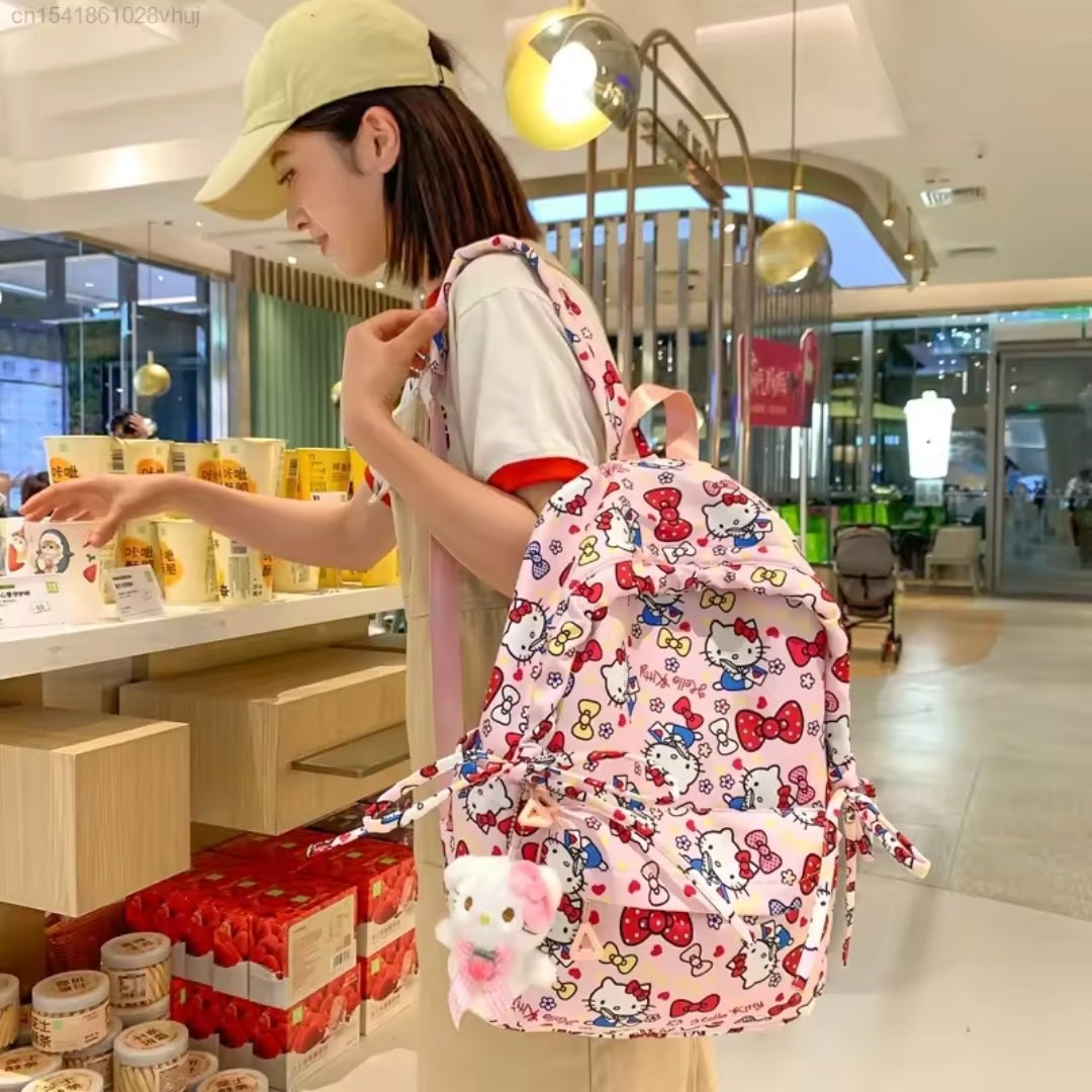 Mochila Hello Kitty Rosa (Lazo) - Sanrio