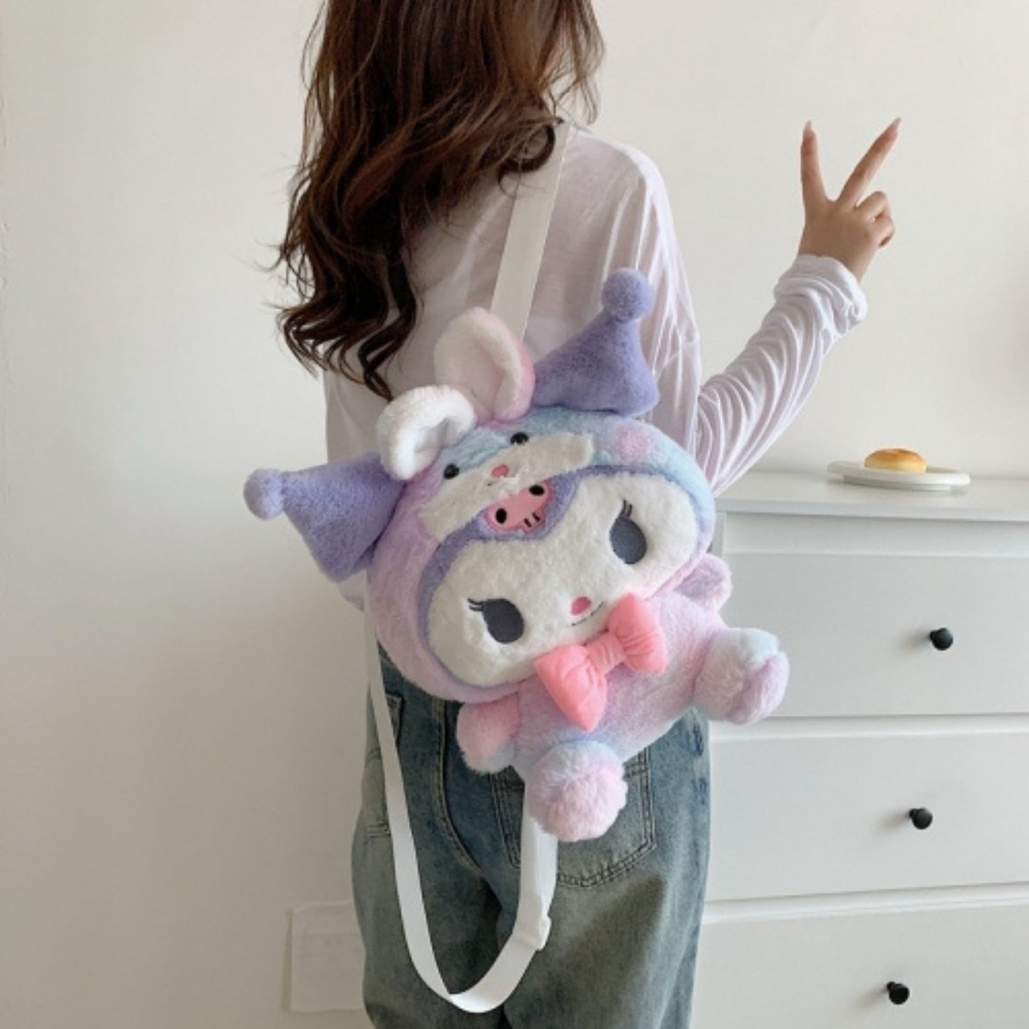 Mochila Peluche Kuromi - Sanrio