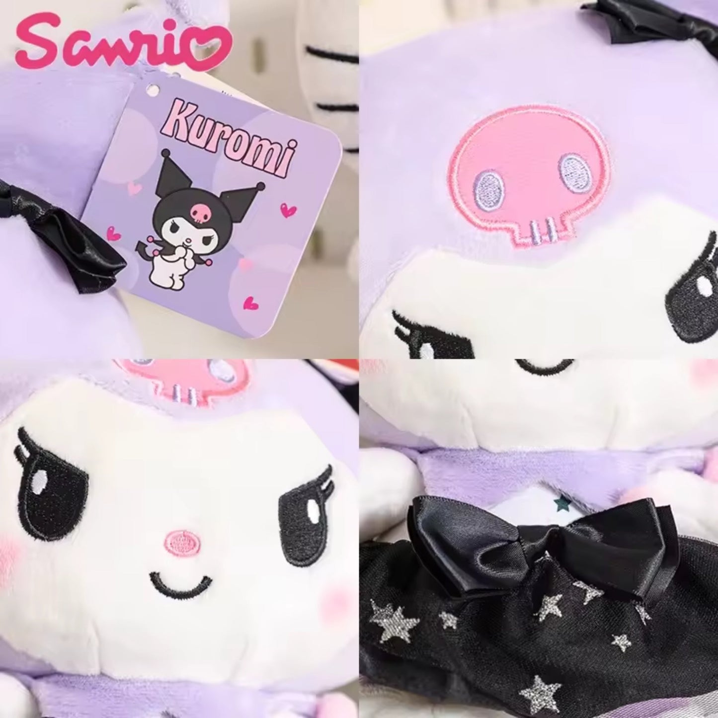 Peluche Kuromi (Morado) - Sanrio