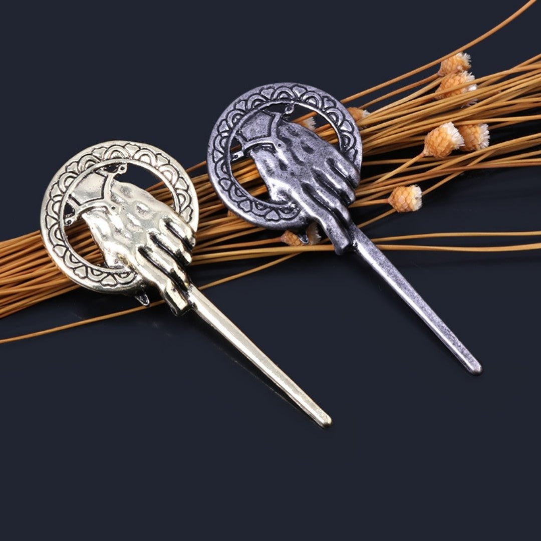 Pin Mano Del Rey Plata