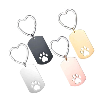 Placa Para Perro Acero Inoxidable / Incluye grabado al frente