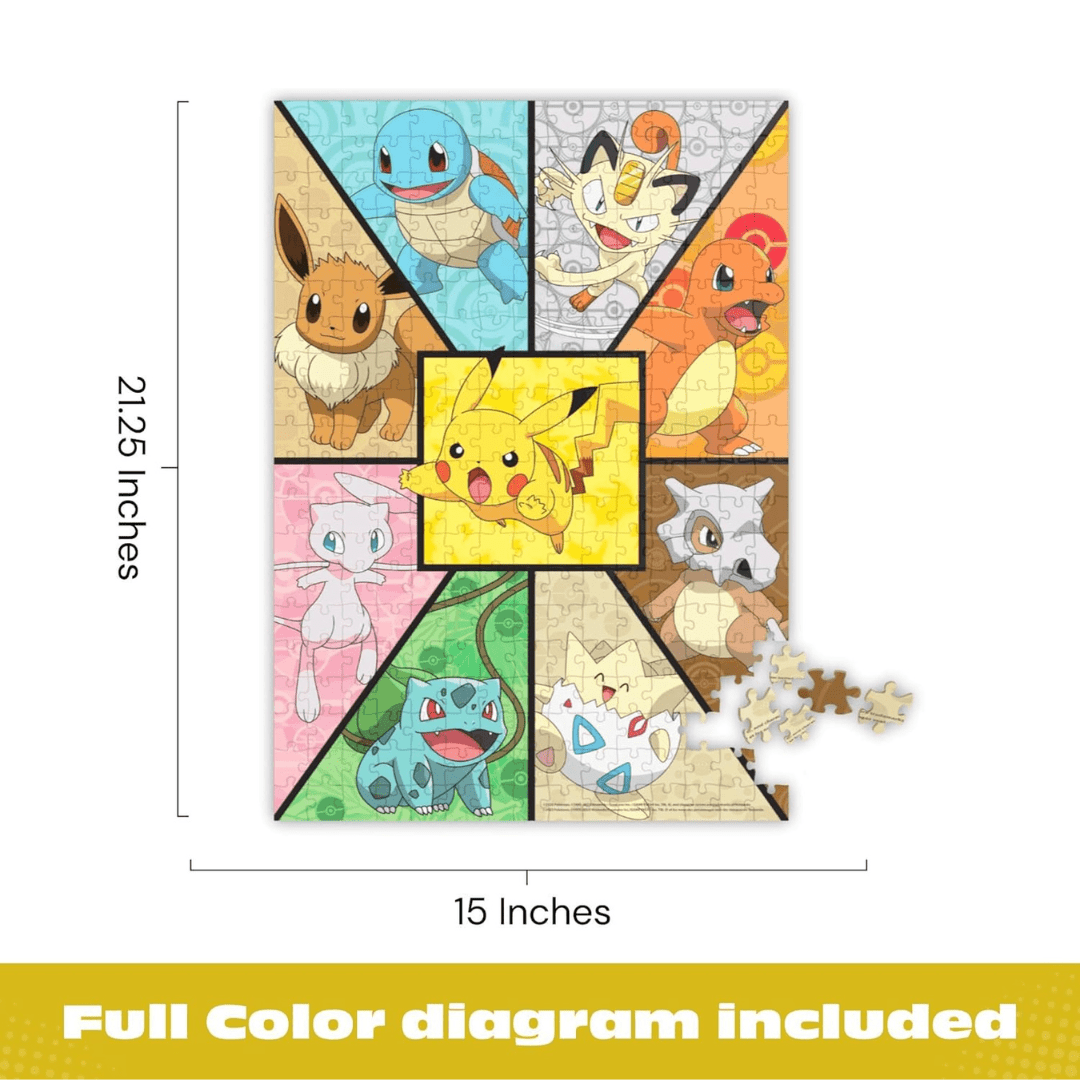 PREVENTA - Puzzle (Rompecabezas) Kanto Pokemon 300 Piezas - Pokemon - [Entrega de 10 a 12 días]