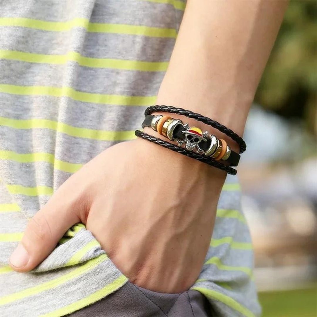 Pulsera Calavera De Luffy Gancho - One Piece