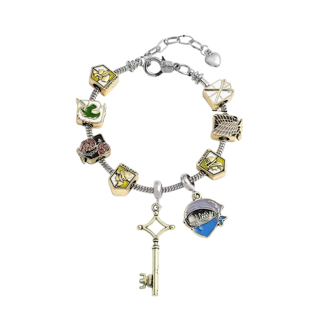 Pulsera Con Charms Attack On Titan - Attack On Titan