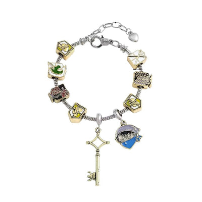 Pulsera Con Charms Attack On Titan - Attack On Titan