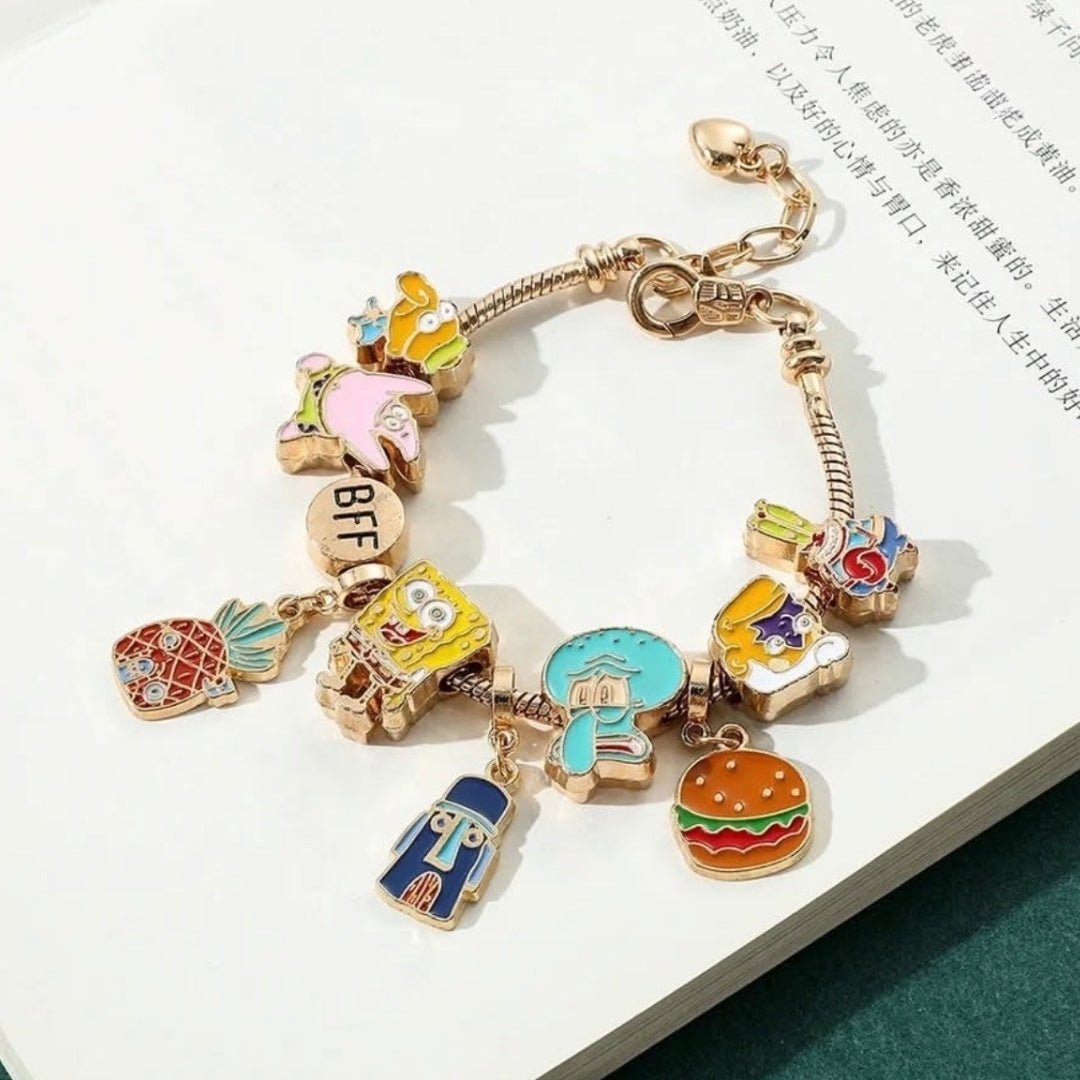 Pulsera Con Charms Bob Esponja - Bob Esponja