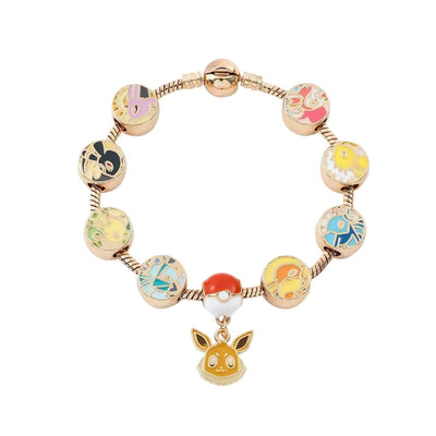 Pulsera Con Charms Evoluciones Eevee (Circular) - Pokemon