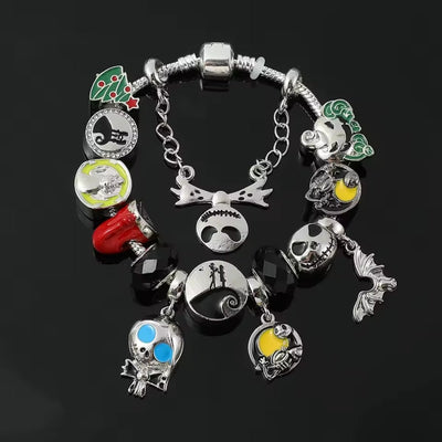 Pulsera Con Charms Jack Skellington - The Nightmare Before Christmas