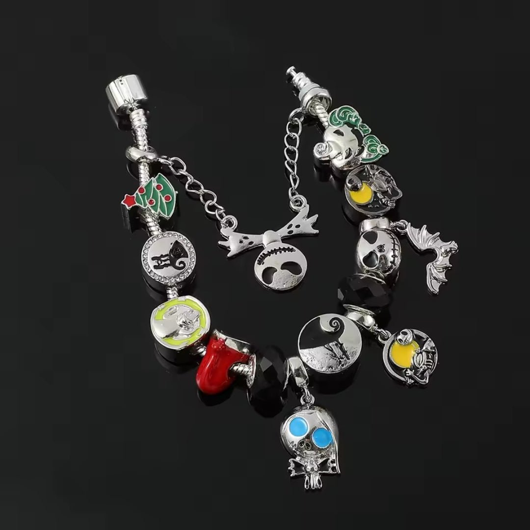 Pulsera Con Charms Jack Skellington - The Nightmare Before Christmas