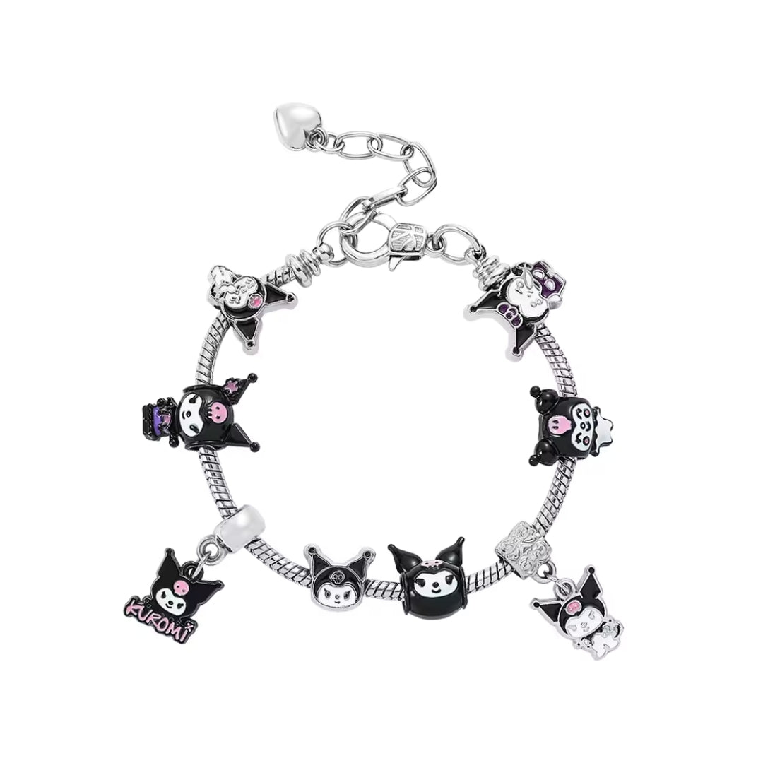 Pulsera Con Charms Kuromi - Kuromi