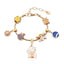 Pulsera Con Charms One Piece (Gear 5) Dorada - One Piece