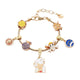 Pulsera Con Charms One Piece (Gear 5) Dorada - One Piece