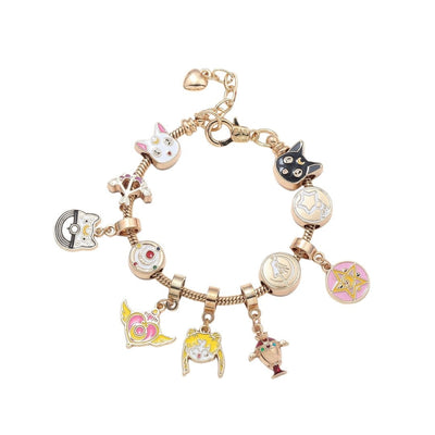 Pulsera Con Charms Sailor Moon (Artemis) - Sailor Moon