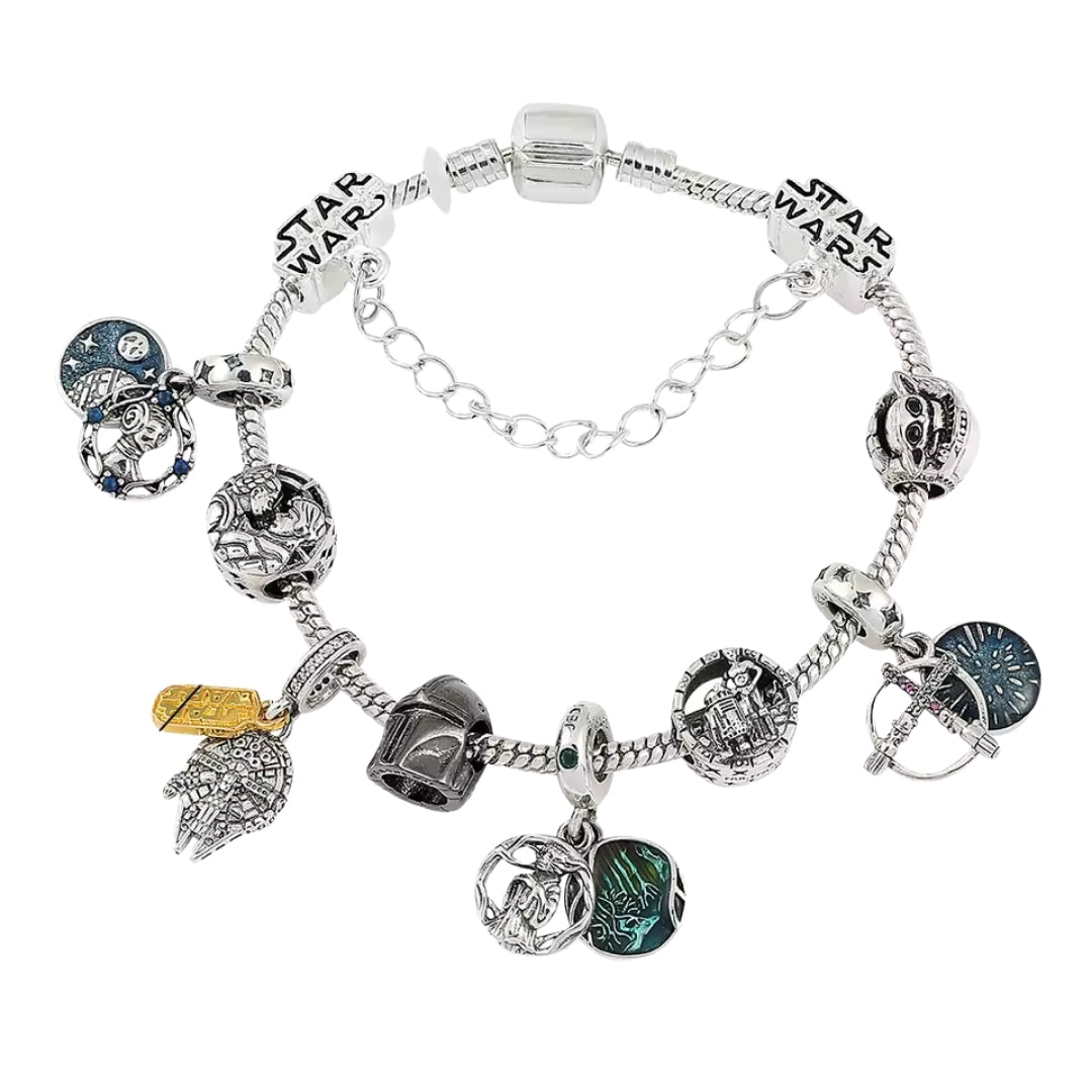 Pulsera Con Charms Star Wars (Mandalorian) - Star Wars