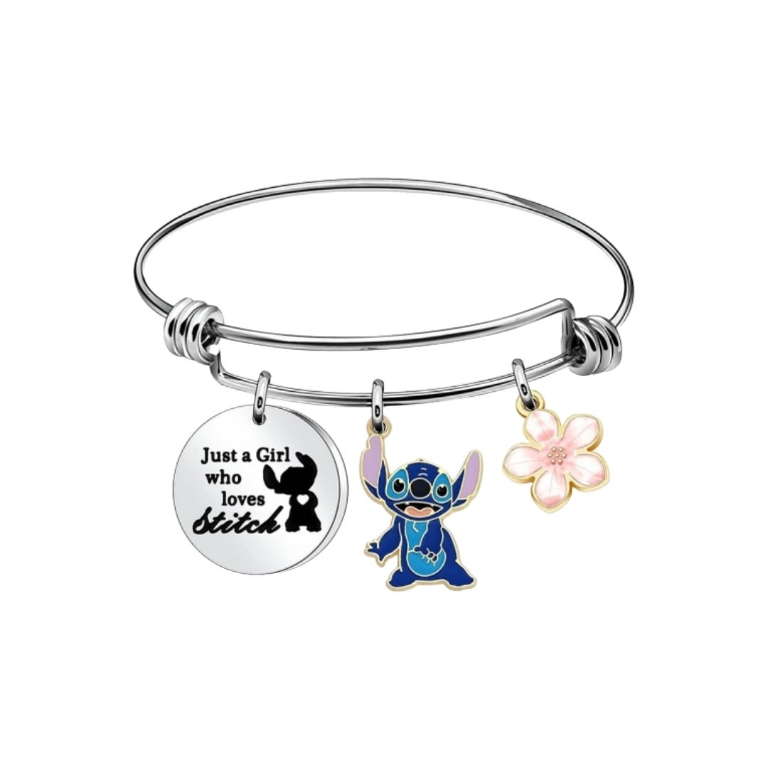Pulsera Just A Girl Who Loves Stitch - Lilo Y Stitch