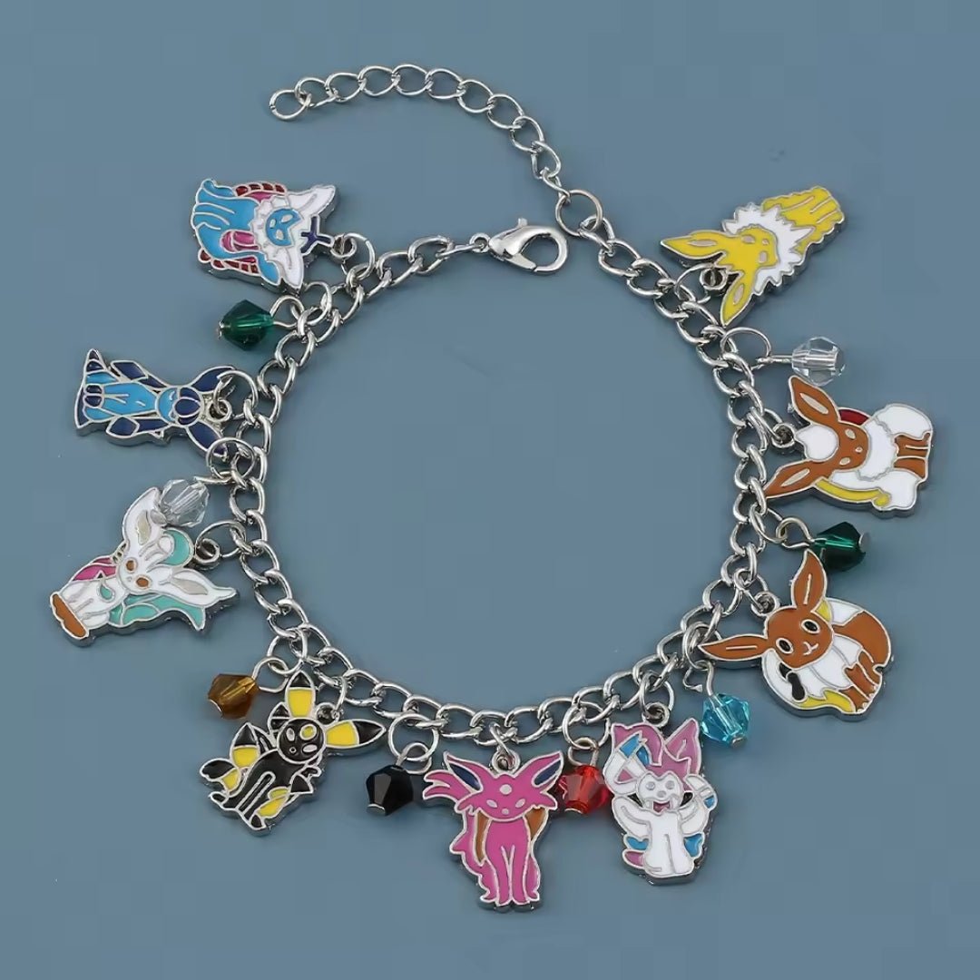 Pulsera Multidijes Eevee Y Sus Evoluciones - Pokemon