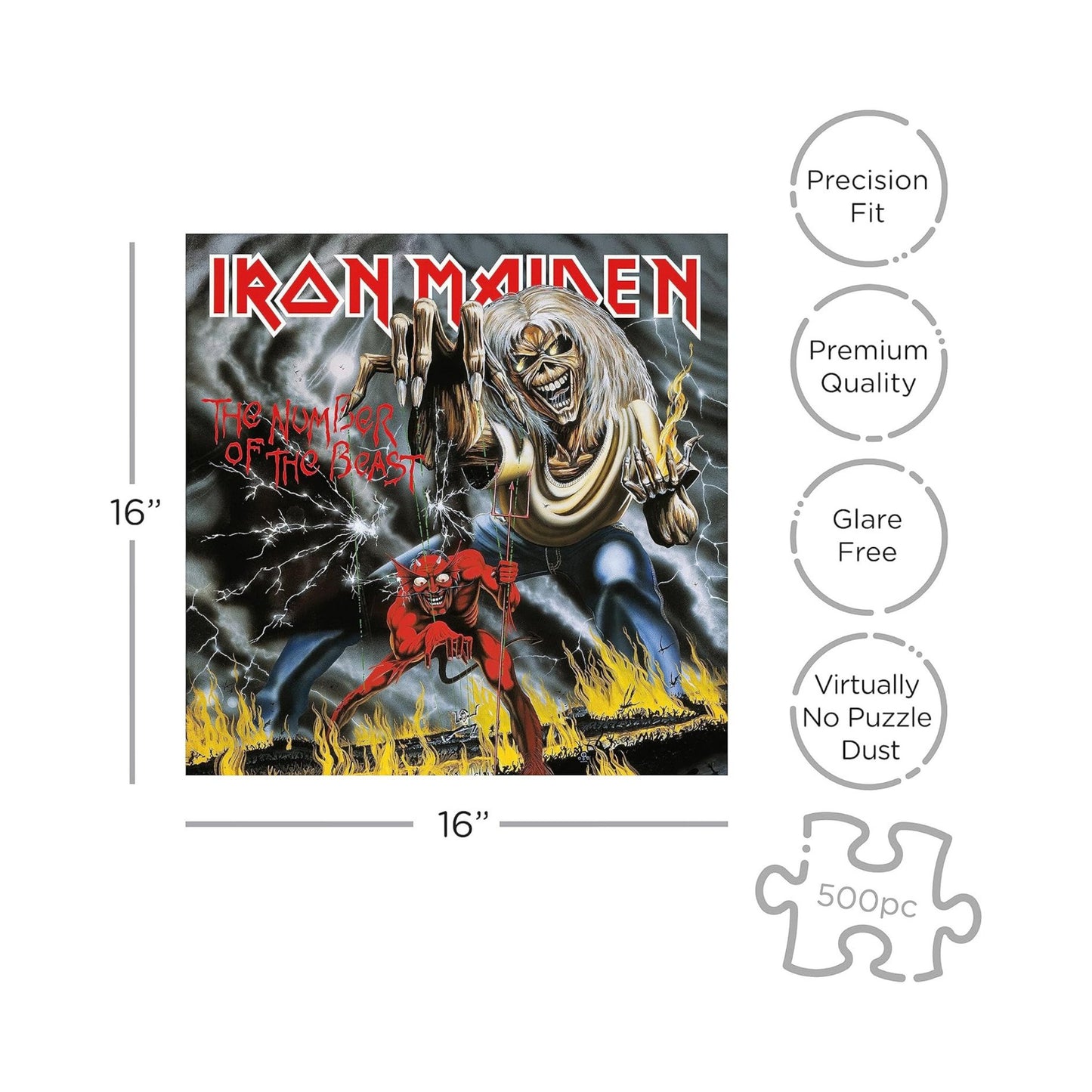 Puzzle 500 Pcs The Number Of The Beast - Iron Maiden