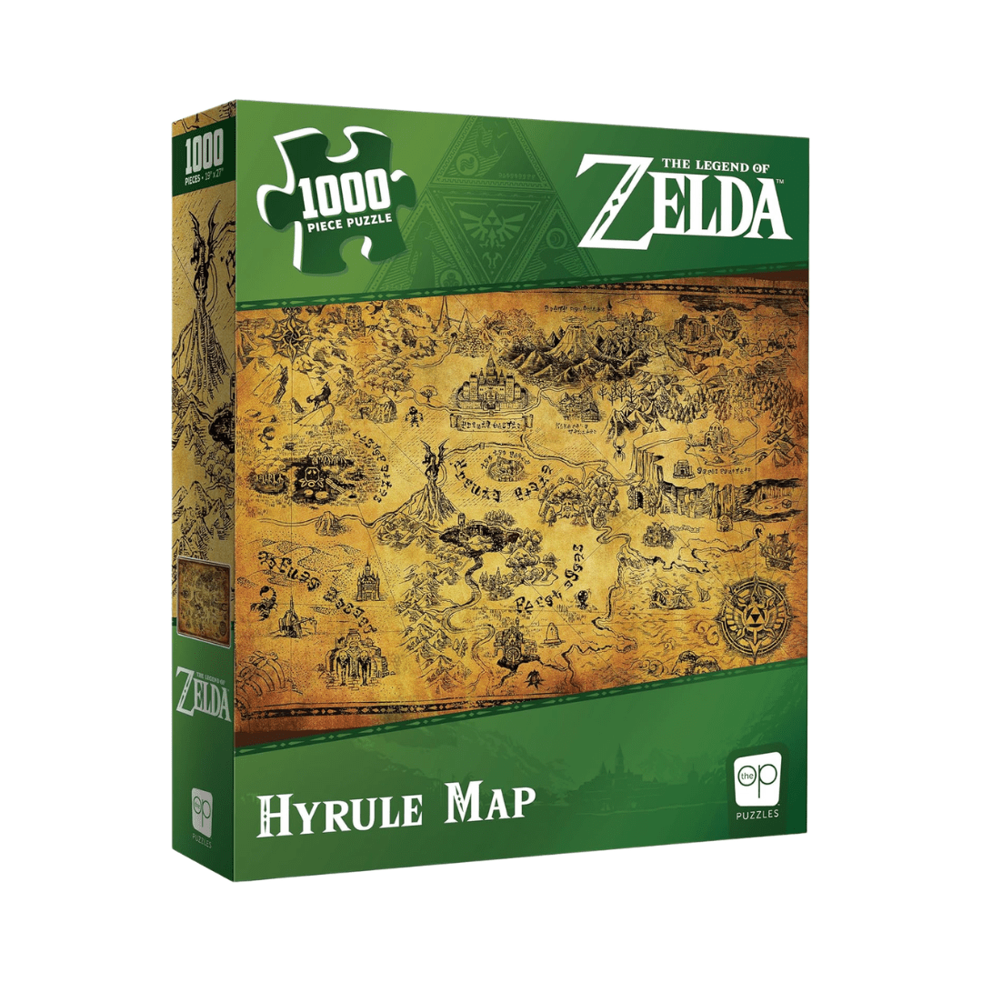 PREVENTA - Puzzle (Rompecabezas) Mapa Hyrule 1000 piezas - The Legend Of Zelda - [Entrega de 10 a 12 días]