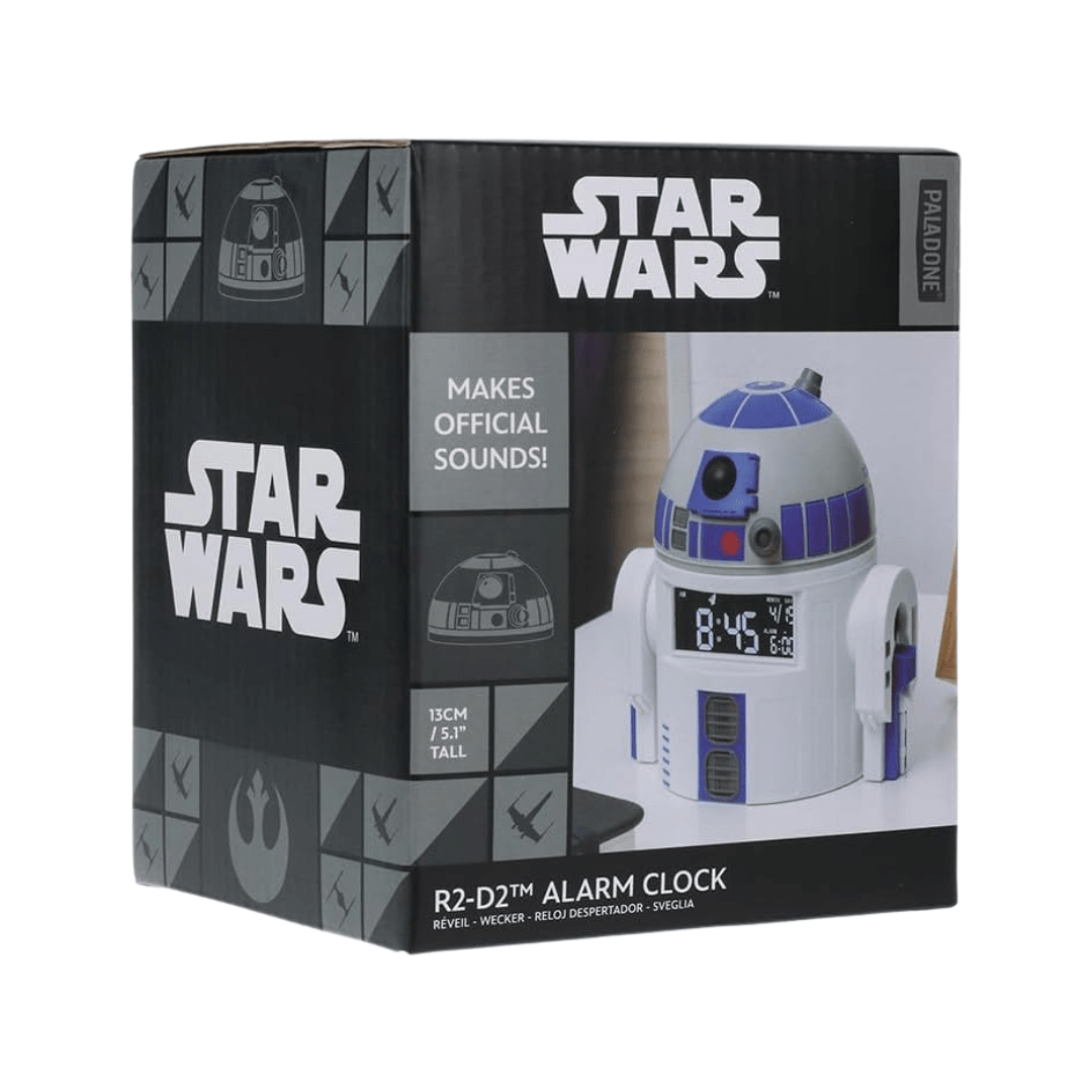 PREVENTA - Reloj Despertador R2D2 Paladone - Star Wars - [Entrega de 10 a 12 días]