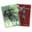 Set 2 Posters Mikasa Y Levi Ackerman Abysse - Attack On Titan
