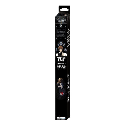 Set 2 Posters Reglas, Ryuk Y Light Abysse - Death Note