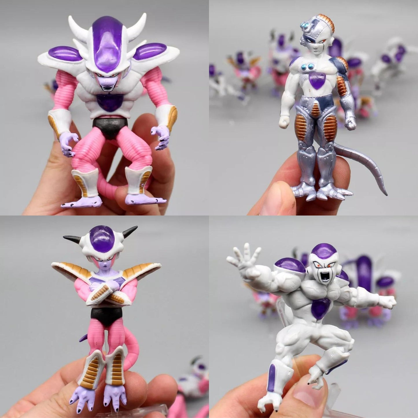 Set 8 Figuras Frieza - Dragon Ball Z