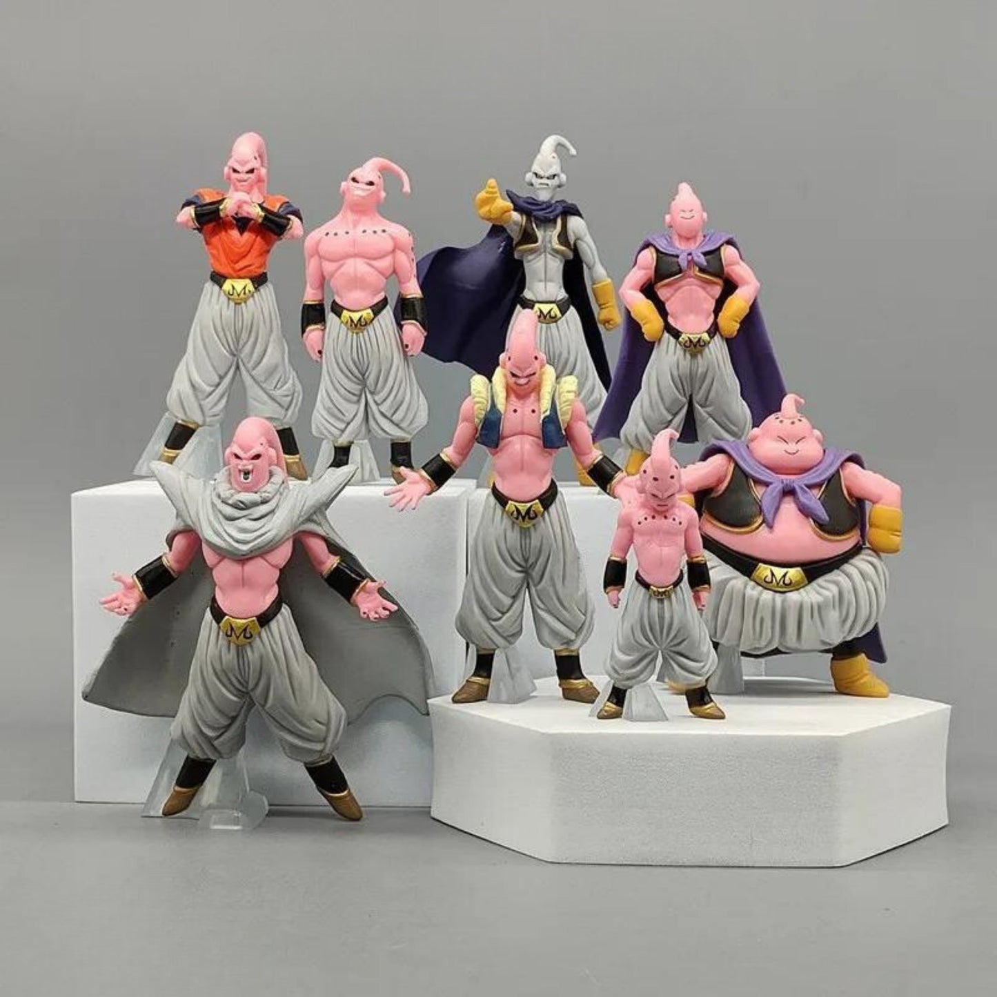 Set De 8 Figuras Majin Buu - Dragon Ball Z