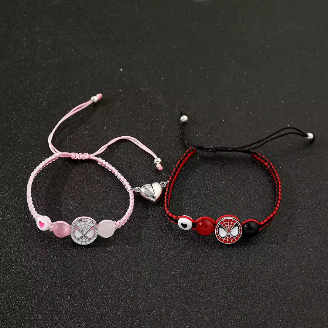 Set Pulseras Pareja Spiderman - Marvel