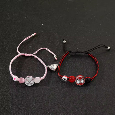 Set Pulseras Pareja Spiderman - Marvel