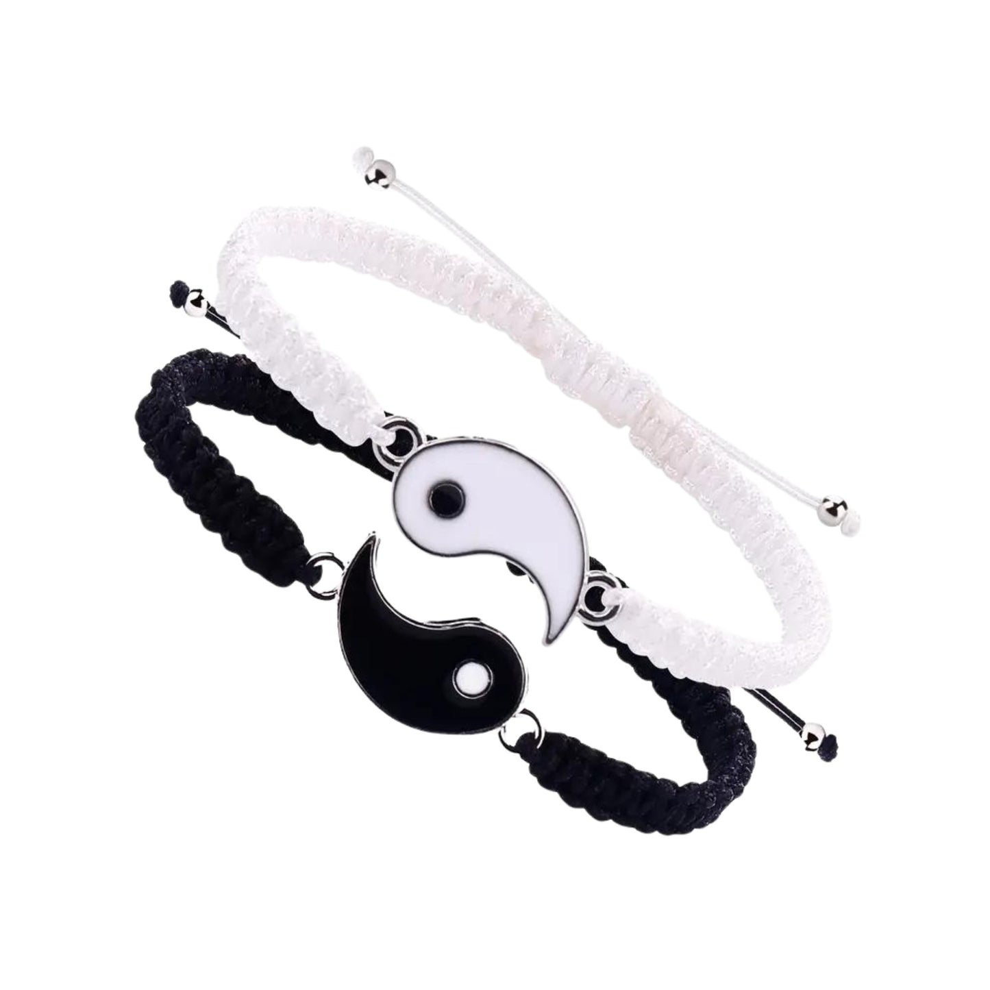 Set Pulseras Yin Yang