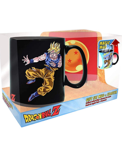 Set Taza Más Porta Vaso Goku Vs Buu 460 ML (16 Oz) - Dragon Ball Z - Abysse alternativo