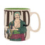 Set Taza Más Porta Vaso Wanted Zoro Abysse 460 ML (16 Oz) - One Piece