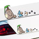 Sticker Para Carro Totoro Con Totoritos - Studio Ghibli