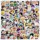 Sticker Variado Anime 100 Unidades