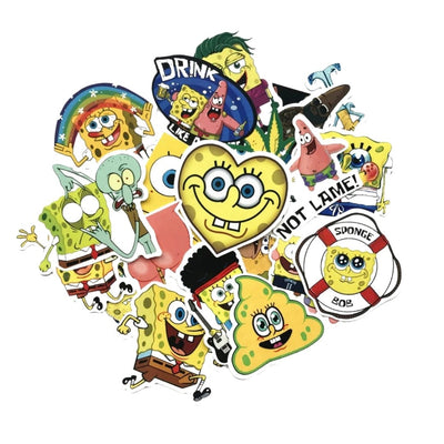 Sticker Variado Bob Esponja 22 Unidades - Bob Esponja