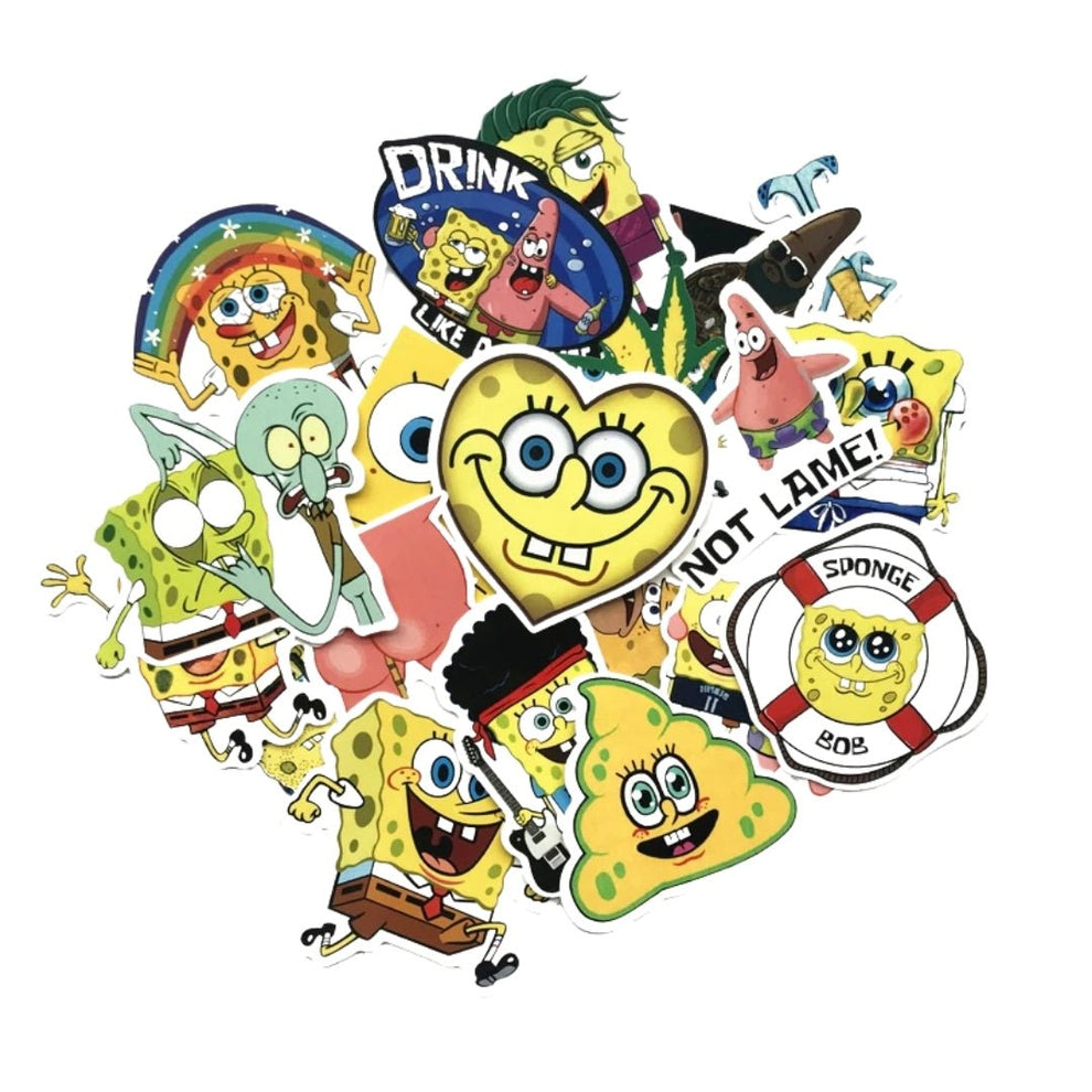 Sticker Variado Bob Esponja 22 Unidades - Bob Esponja – NIZE STORE