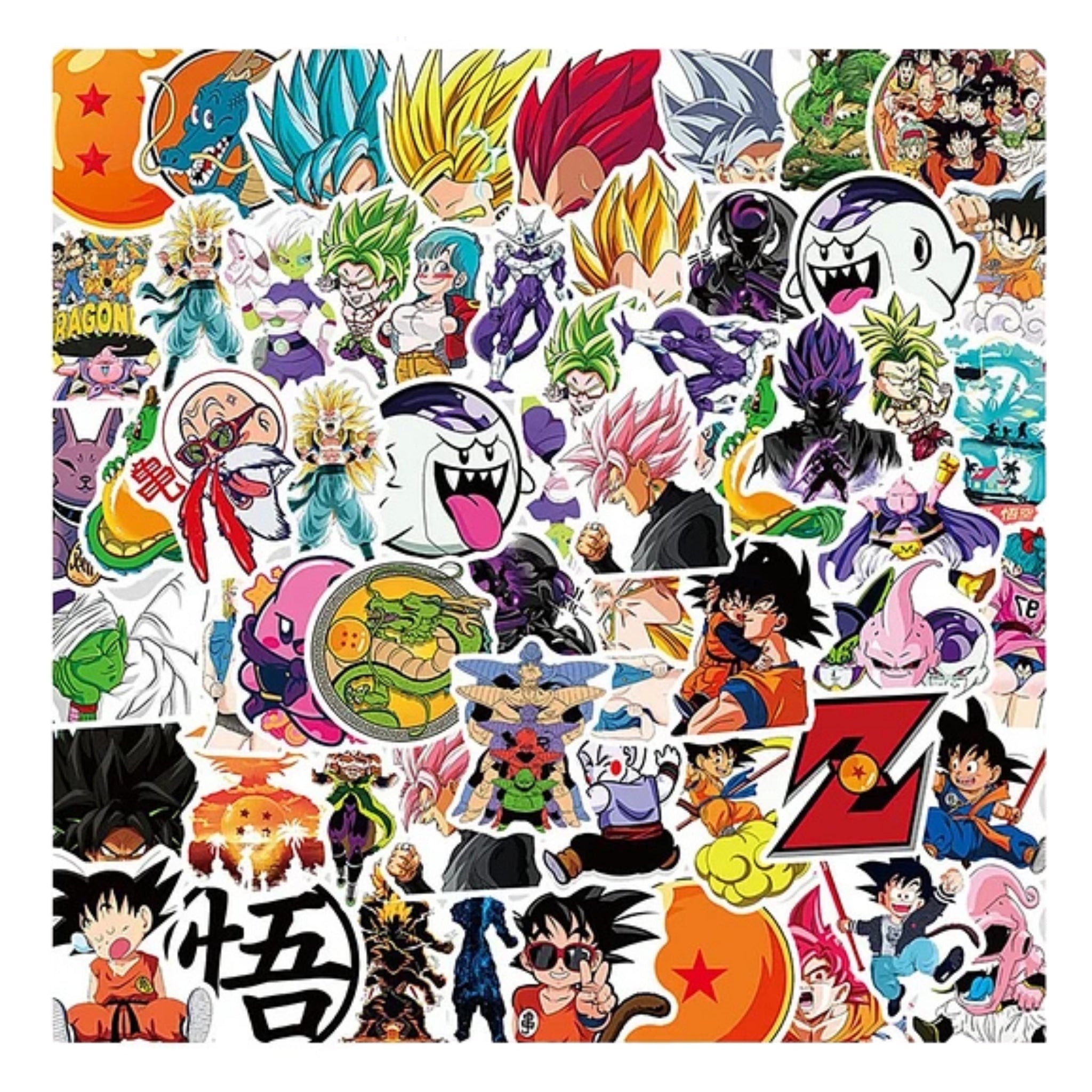 Sticker Variado Dragon Ball Z 50 Unidades - Dragon Ball Z – NIZE STORE