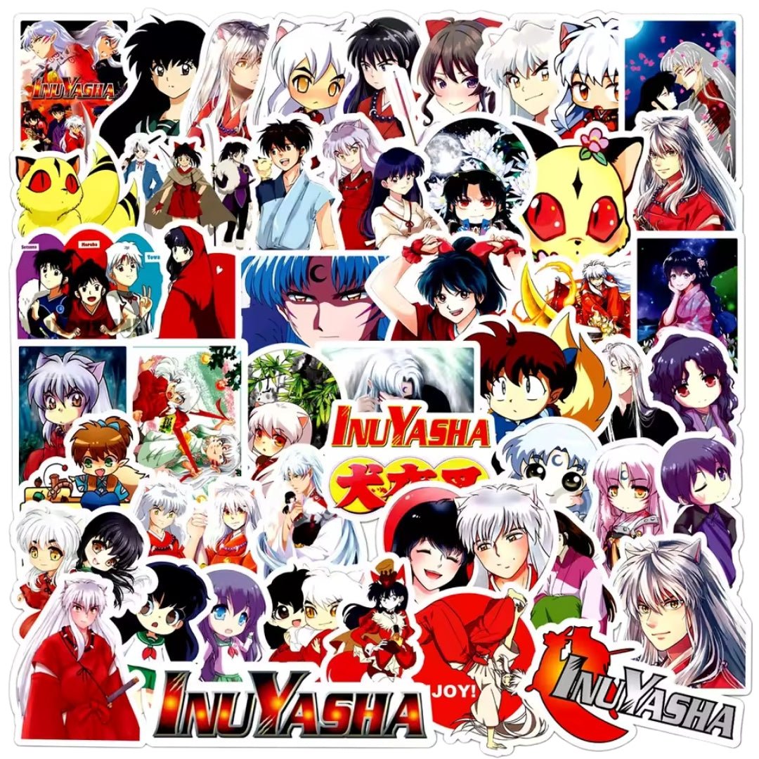 Sticker Variado Inuyasha 50 Unidades - Inuyasha