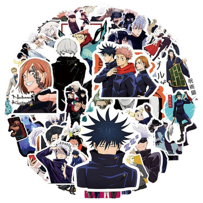 Sticker Variado Jujutsu Kaisen 50 Unidades - Jujutsu Kaisen