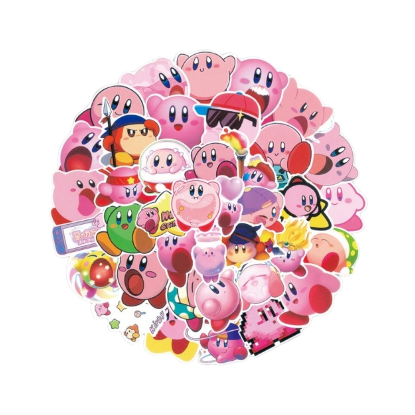 Sticker Variado Kirby 50 Unidades - Nintendo