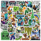 Sticker Variado Minecraft 50 Unidades - Minecraft