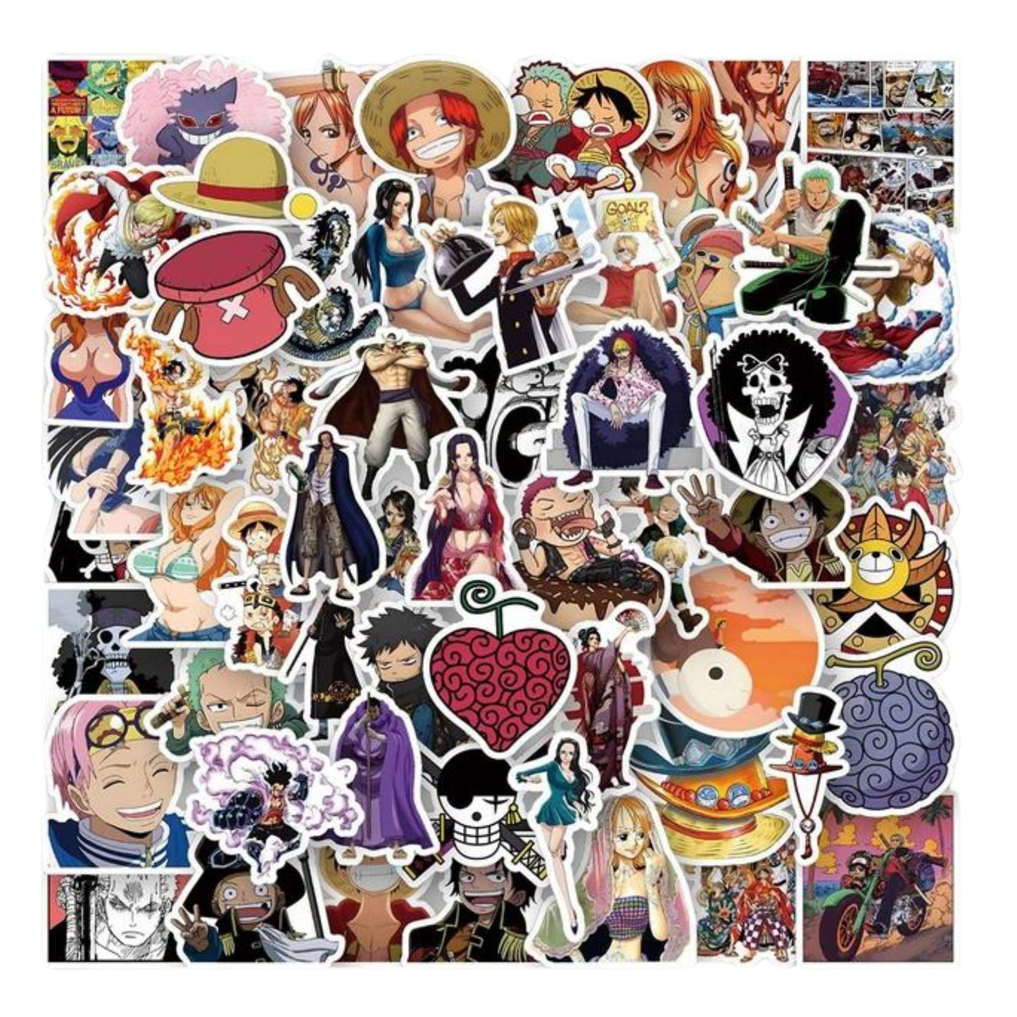 Sticker Variado One Piece 50 Unidades #3 - One Piece