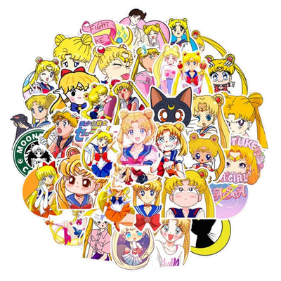 Sticker Variado Serena 50 Unidades -  Sailor Moon