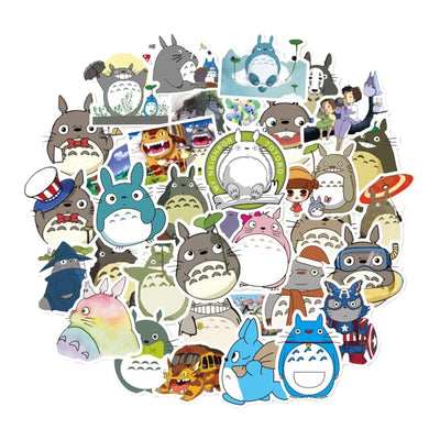 Sticker Variado Totoro 50 Unidades - My Neighbor Totoro