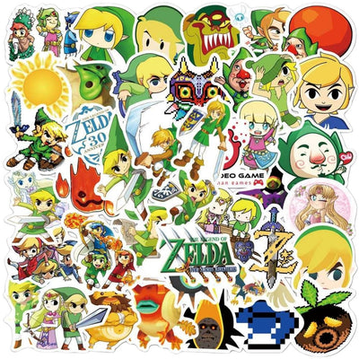 Sticker Variado Zelda 50 Unidades - Nintendo