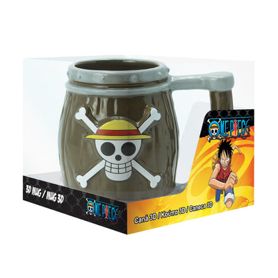 Taza 3D Barril One Piece 12 Oz - One Piece - Abysse