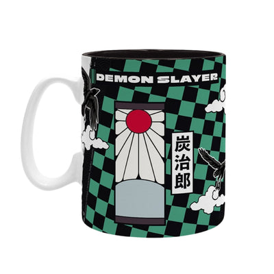 Taza Hanafuda Y Tanjiro Danza Del Fuego Abysse 460 ML (16 Oz) - Demon Slayer