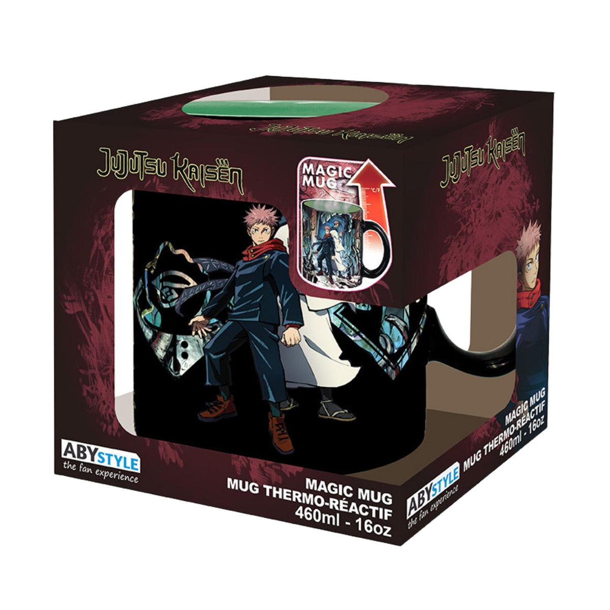 Taza Magica Itadori Y Sukuna Abysse 460 ML (16 Oz) - Jujutsu Kaisen