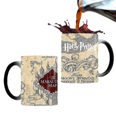 Taza Magica Mapa Merodeador - Harry Potter